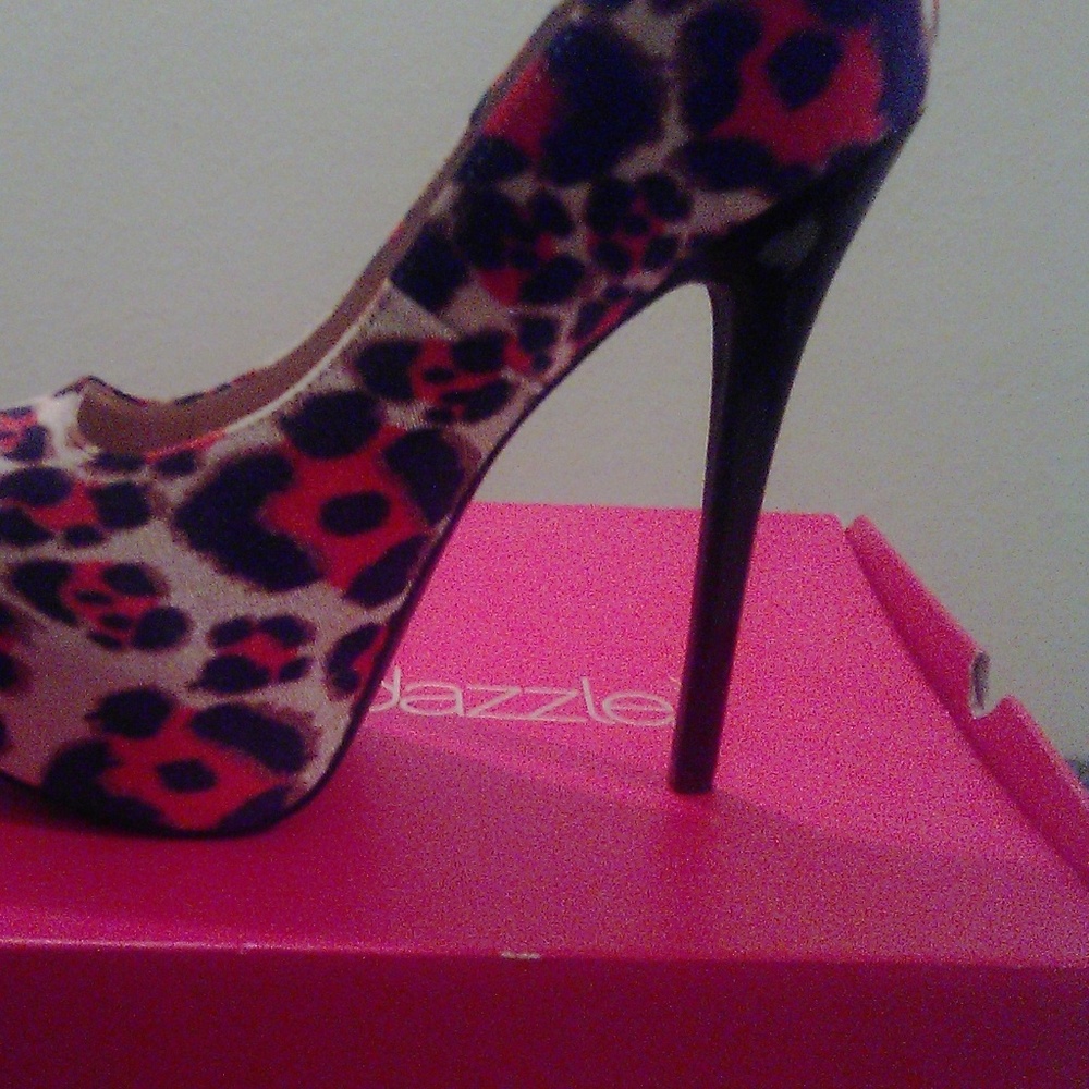 Leopard platform pumps - Picture 4 of 5